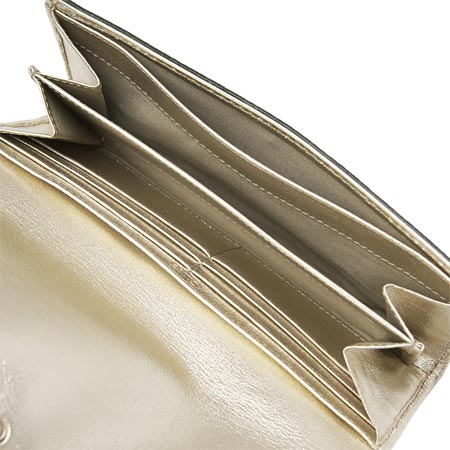クロエ ２つ折り長財布  /シャンパンゴールド 3p0321 456 19e