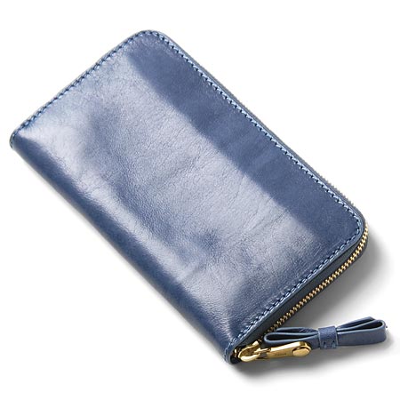 クロエ ラウンドファスナー 長財布 /スカイブルー 3p0320 7a733 721