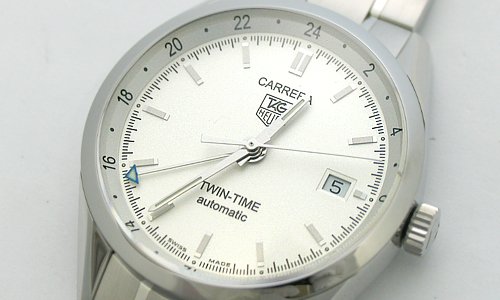 タグ・ホイヤー カレラツインタイム WV2116.BA0787 シルバー