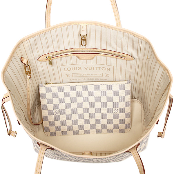 ルイヴィトン スーパーコピー バッグ LOUIS VUITTON N41361 ダミエ・アズール ネヴァーフルMM トートバッグ