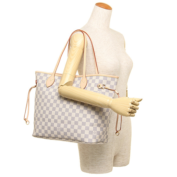 ルイヴィトン スーパーコピー バッグ LOUIS VUITTON N41361 ダミエ・アズール ネヴァーフルMM トートバッグ