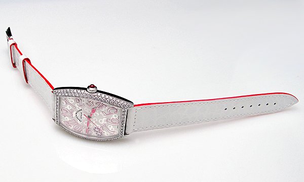 フランク・ミュラー トノウカーベックス ピンク・オーキッド 5850 B SCD 8CD シルバー