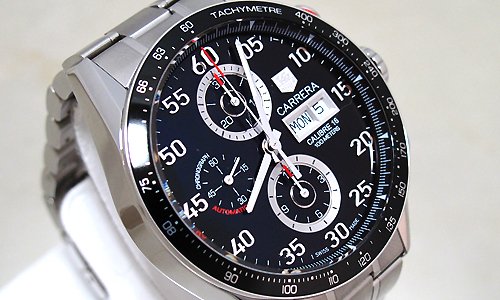 タグ・ホイヤー カレラタキメーター クロノデイデイト CV2A10.BA0796 ブラック