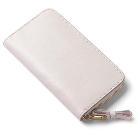クロエ ラウンドファスナー 長財布 /パールピンク 3p0320 7a733 002