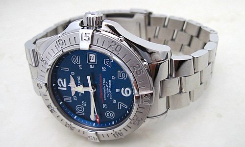 ブライトリング ニュースーパーオーシャン A183C59PRS ブルー