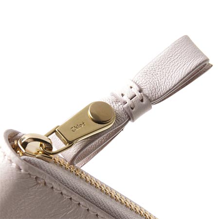 クロエ ラウンドファスナー 長財布 /パールピンク 3p0320 7a733 002