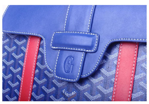 GOYARD ゴヤール バッグ サイゴンMM ブルー×レッド系 GOY056