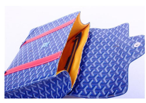  GOYARD ゴヤール バッグ サイゴンMM ブルー×レッド系 GOY056