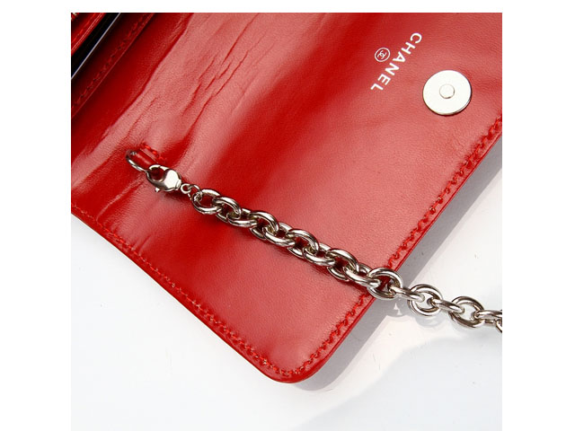 CHANEL シャネル レッド クルーズライン長財布 998015