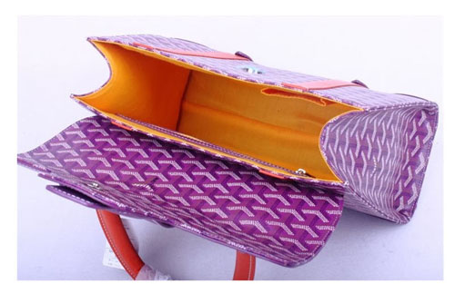  GOYARD ゴヤール バッグ サイゴンMM パープル×レッド系 GOY057
