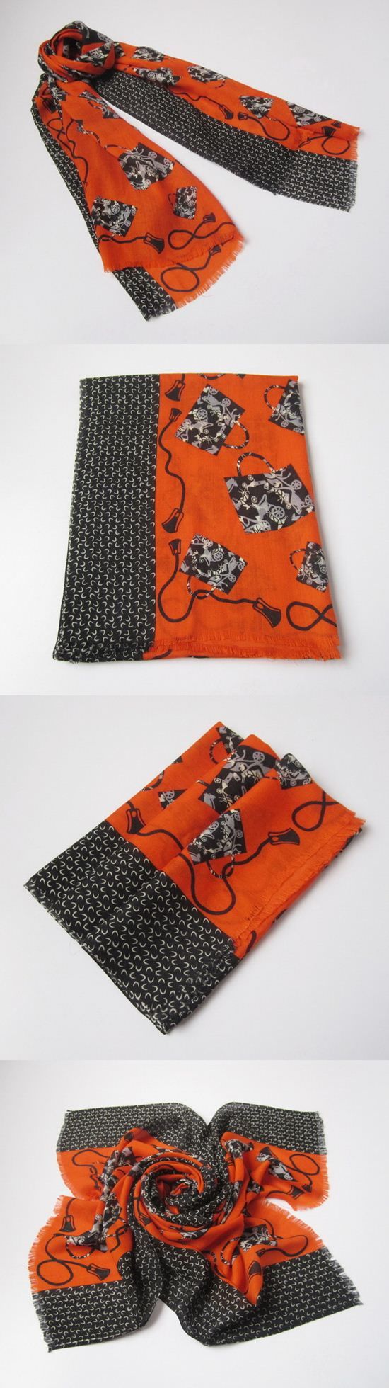 エルメスHERMESマフラー 2013新作 スカーフ hm011-Orange