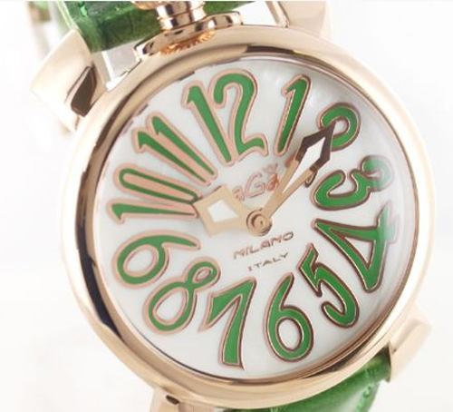 ガガ ミラノ 腕時計 コピー MANUALE 40MM GOLD PLATEDま2014-2015秋冬新作 5021.6 