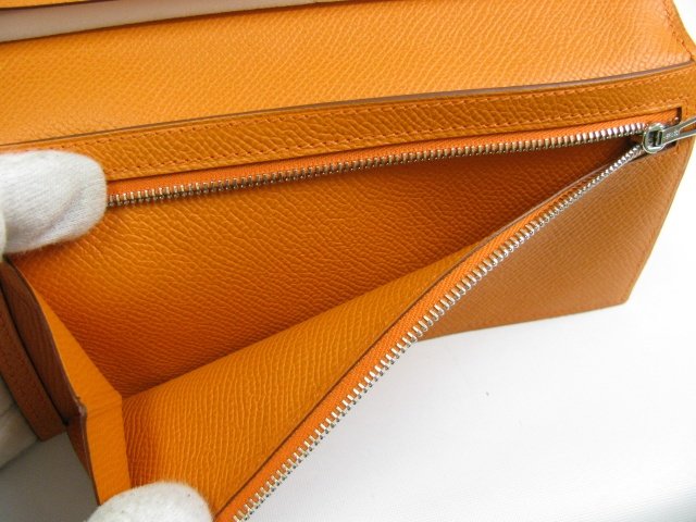 エルメス ベアンスフレ 二つ折長財布 hq006
