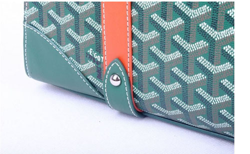  GOYARD ゴヤール バッグ サイゴンMM グリーン×レッド系 GOY060