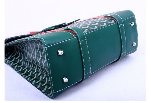  GOYARD ゴヤール バッグ サイゴンMM グリーン×レッド系 GOY060