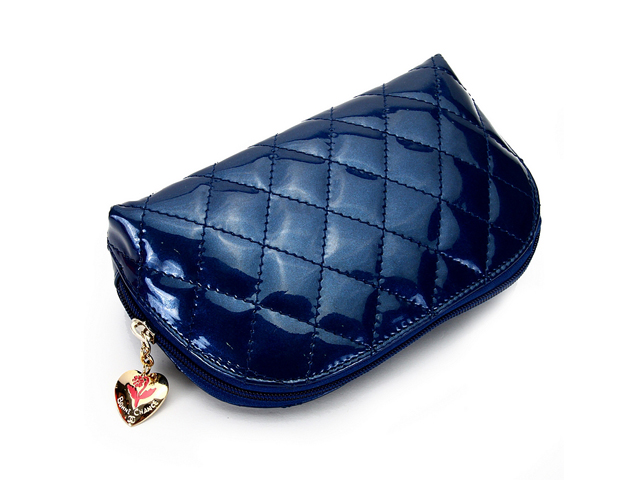 CHANEL シャネル ブルー ラムスキン コインケース 3935