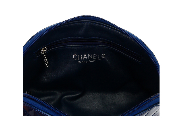 CHANEL シャネル ブルー ラムスキン コインケース 3935
