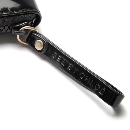 クロエ/SEE BY CHLOE/ ラウンドファスナー 長財布/ブラック9p7155 n05 001