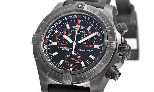 ブライトリングスーパーコピー アベンジャー シーウルフ クロノ ブラックスティール M73390-2022