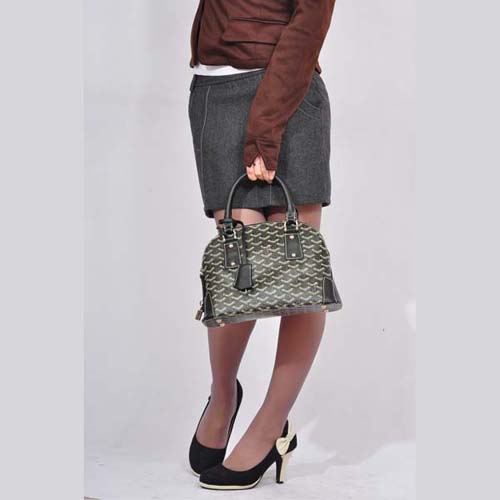  GOYARD ゴヤール ハンドバッグ レディース ブラック/グリーン GOY065