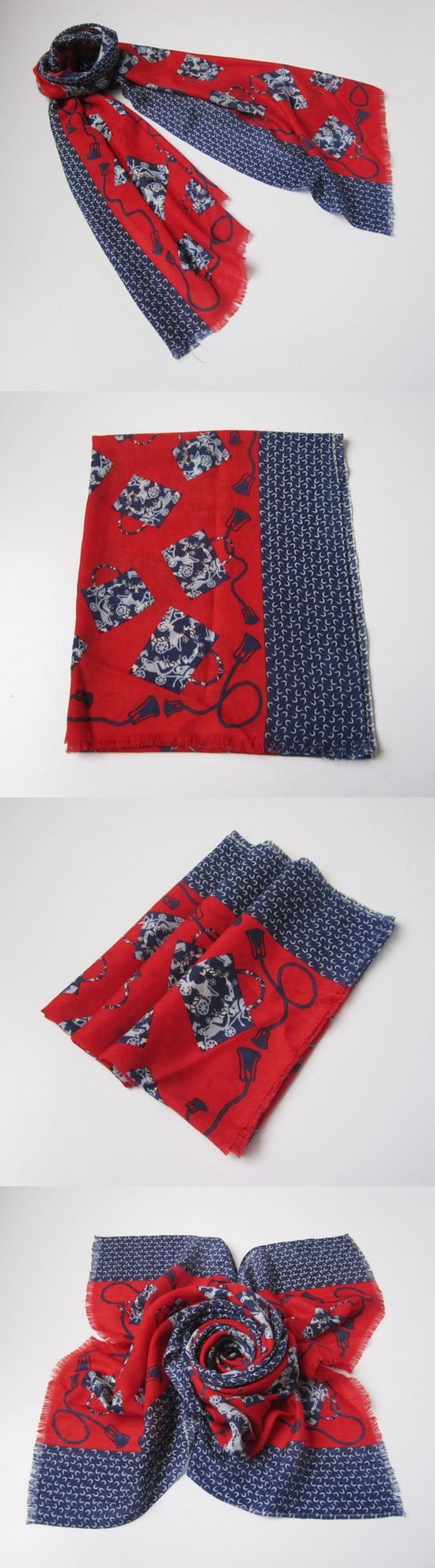 エルメスHERMESマフラー 2013新作 スカーフ hm011-Red