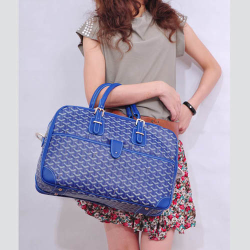  GOYARD ゴヤール ビジネスバッグ ブリーフケース ブルー GOY071