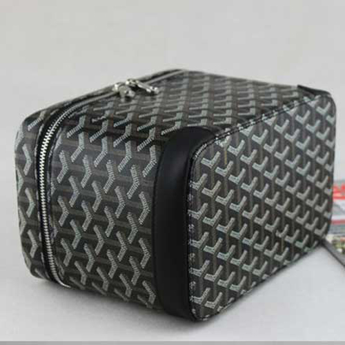  GOYARD ゴヤール ボックス 化粧バッグ ブラック GOY074