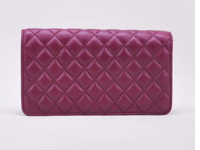 シャネル CHANEL カーフスキンマトラッセ二つ折り 長財布 A31509 バーブル