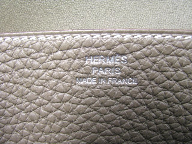 エルメス ニュードゴン 長財布 トゴ/エトゥープ（金具：シルバー）HERMES08