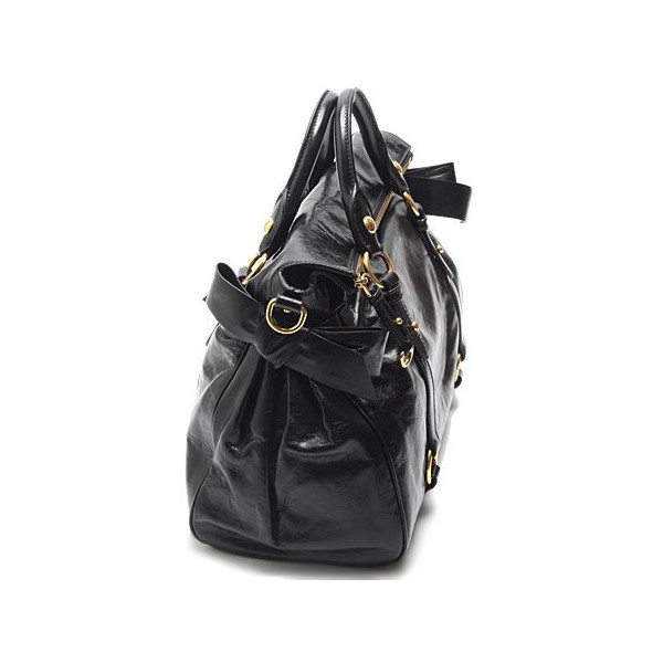 ミュウミュウコピー 2WAYショルダーハンドバッグ RT0365VITELLOLUXNERO