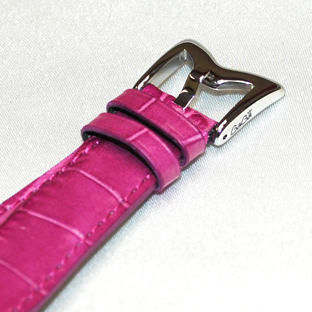 ガガミラノ 時計 スーパーコピー n級 マニュアーレ マヌアーレ スリム 46mm ピンク レザー/シルバー 5084.06
