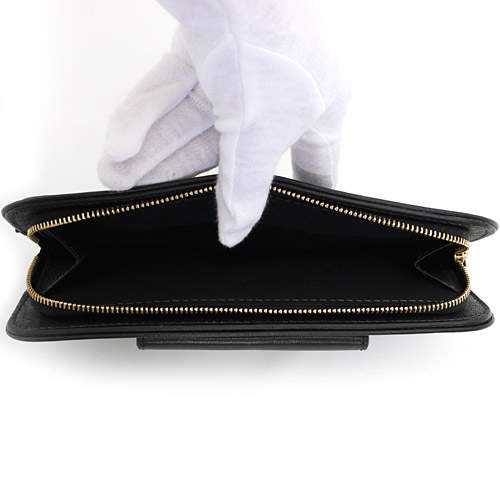 クロエ CHLOE アリス カーフレザー 長財布 ブラック 3P0043 703 001