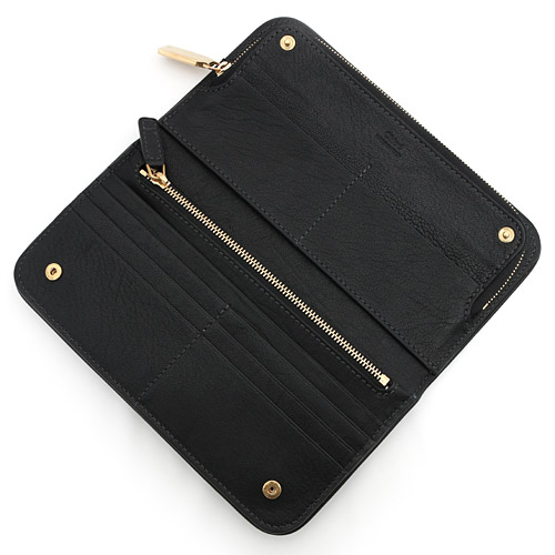 クロエ CHLOE アリス カーフレザー 長財布 ブラック 3P0043 703 001