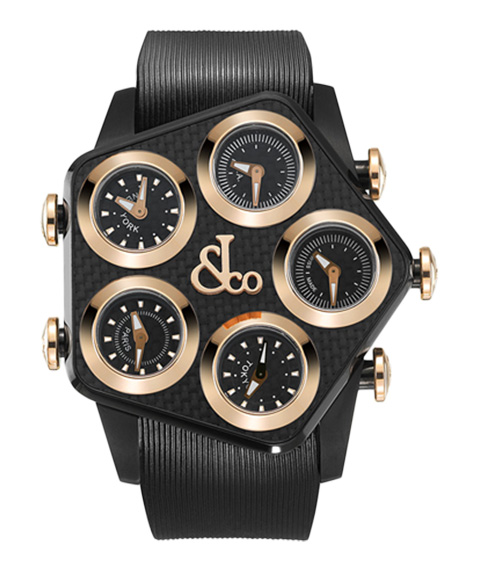 JACOB＆CO ジェイコブ 腕時計 GLOBAL JC-GL4-21 グローバル 5time zone 