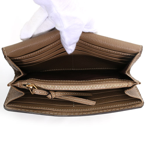 クロエ CHLOE マーシー カーフレザー 長財布 ナッツ【NUT】 3P0573 161 174
