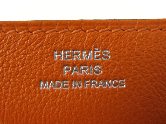 エルメス ドゴンロング/□P刻印（2012年製造）/オレンジ HERMES10