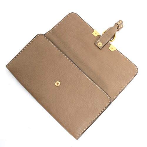クロエ CHLOE マーシー カーフレザー 長財布 ナッツ【NUT】 3P0573 161 174