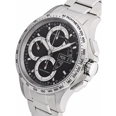 ハミルトン メンズ カーキ キング オートクロノ KHAKI AUTO CHRONO H64616131
