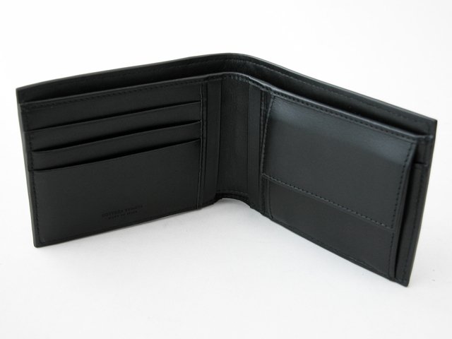 ボッテガヴェネタ メンズ二つ折財布 113112V4651-1000 ブラック