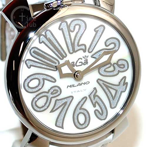 ガガミラノ 時計 スーパーコピー n級 マニュアーレ マヌアーレ 40mm ホワイト 5020.08