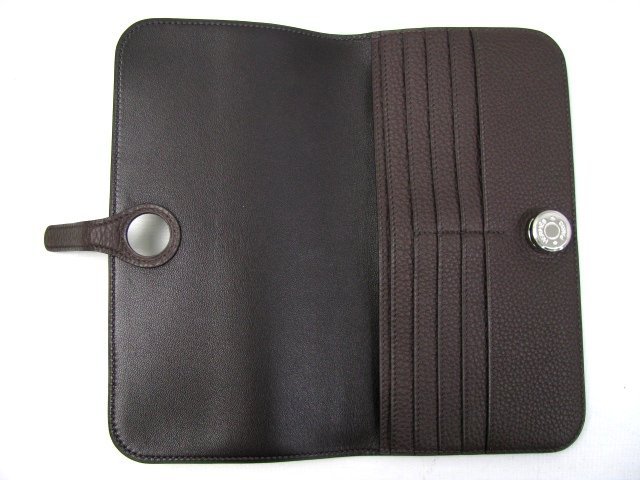 エルメス ニュードゴン 長財布 トゴ/ショコラ（金具：シルバー）HERMES11