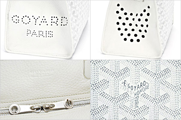  ゴヤール スーパーコピー GOYARD ペット用 キャリーバッグ ボストンバッグ 犬 猫 ヘリンボーン ホワイト ACHSHARDPM 50 