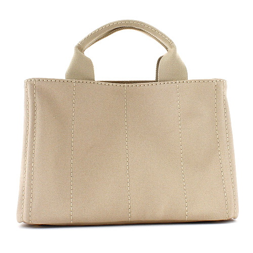 プラダ PRADA CANAPA キャンバス ハンドバッグ カーキ＆ゴールド BN2439