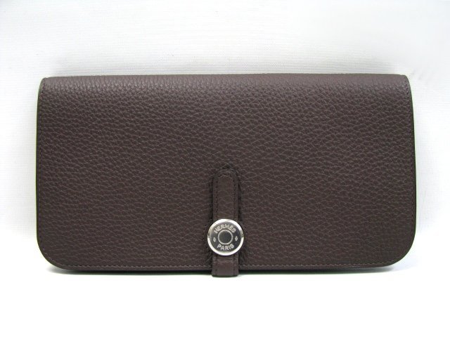 エルメス ニュードゴン 長財布 トゴ/ショコラ（金具：シルバー）HERMES11