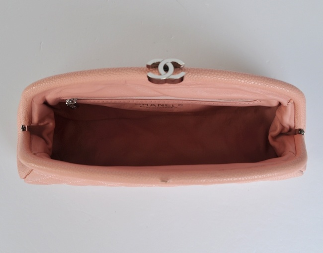 CHANELスーパーコピー シャネル キルティングクラッチバッグ A35487 ピンク
