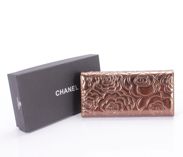 CHANELスーパーコピー カメリア三つ折り長財布 CH139-3