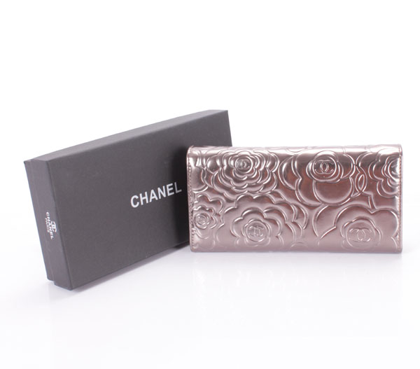 CHANELスーパーコピー カメリア三つ折り長財布 CH139-4