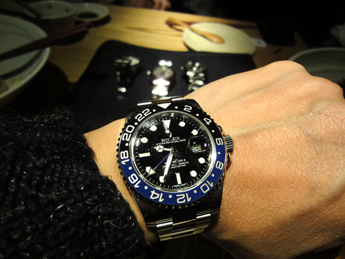ロレックス n級品 スーパーコピー ROLEX GMTマスターII 116710BLNR 