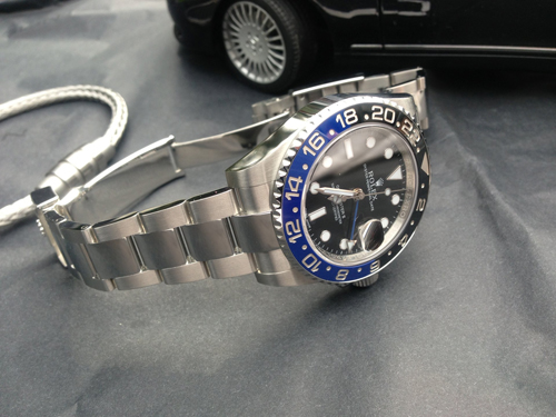 ロレックス n級品 スーパーコピー ROLEX GMTマスターII 116710BLNR 