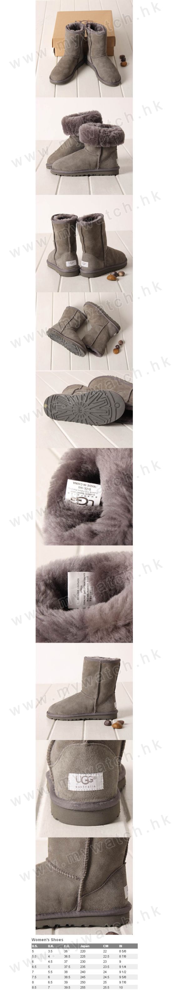 UGG58253-UGG-アグ オーストラリア-ブーツ-シープスキン＋ウル